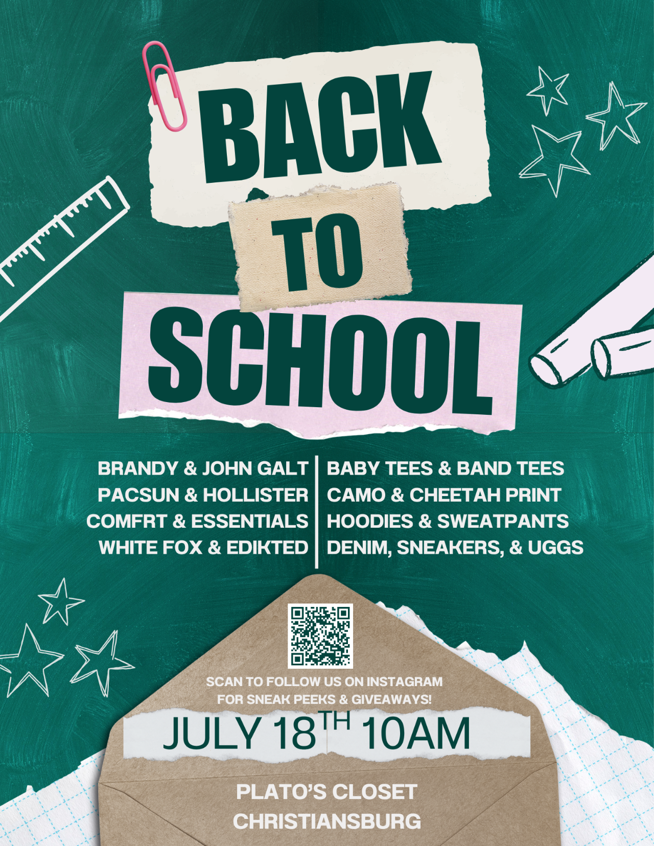 Back to School poster